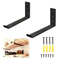 2pcs wall mounting invisible support bracket heavy support adjustable wall mounted bench table shelf bracket furniture hardware