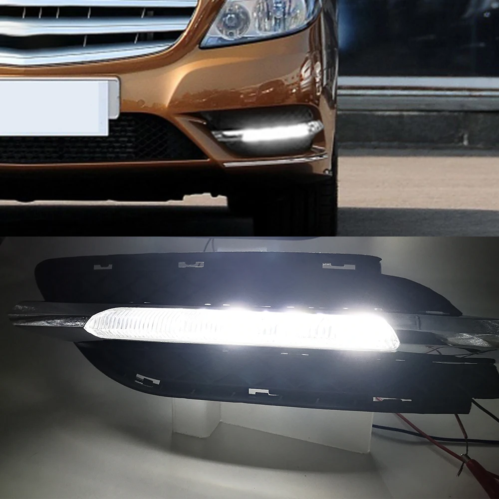 CSCSNL 2 шт. для Mercedes Benz W246 B180 B200 2011 2012 2013 2014 дневные ходовые огни Светодиодный 12V