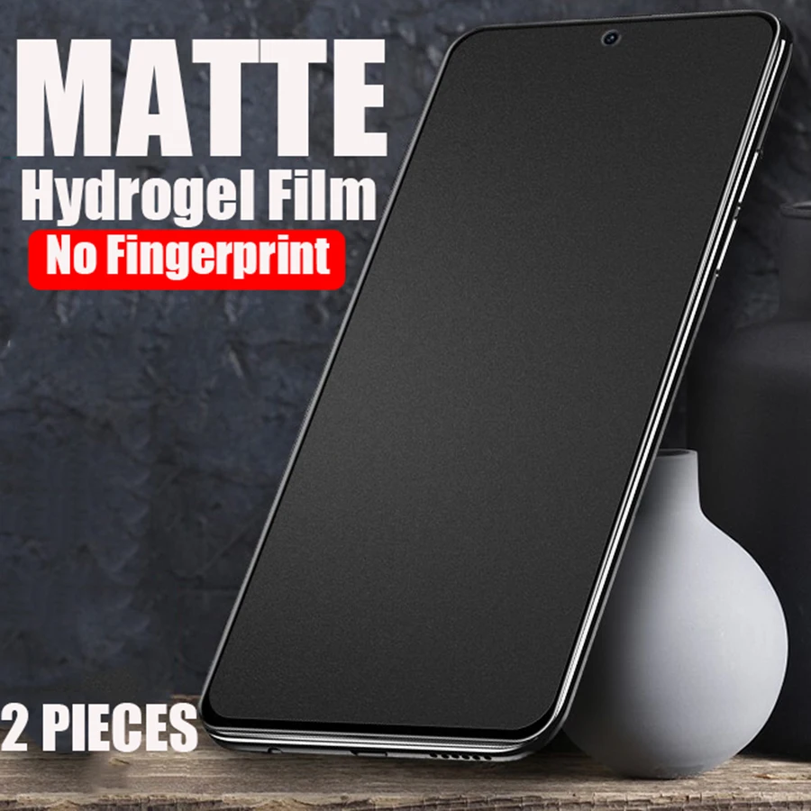 

2PCS Matte TPU Hydrogel Film for Huawei P20 P30 P40 P50 Pro No Fingerprint Screen Protector for Huawei Honor 8X 9 10X 20 Lite