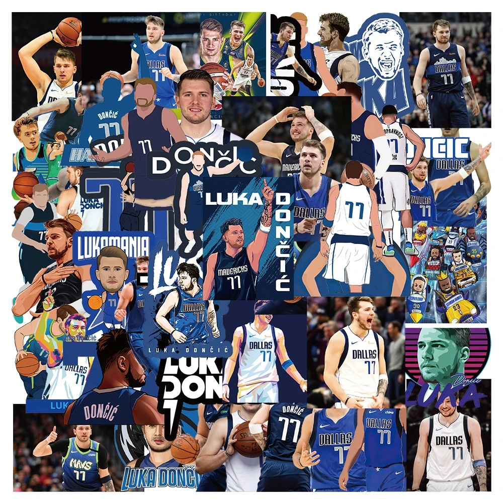 

50 шт., наклейки в виде баскетбольной звезды для ноутбука