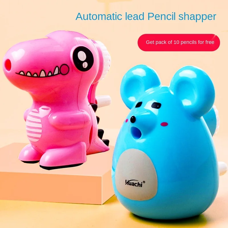 

Pencil sharpener hand-cranked cartoon cute manual pencil sharpener for primary school students cute stationery