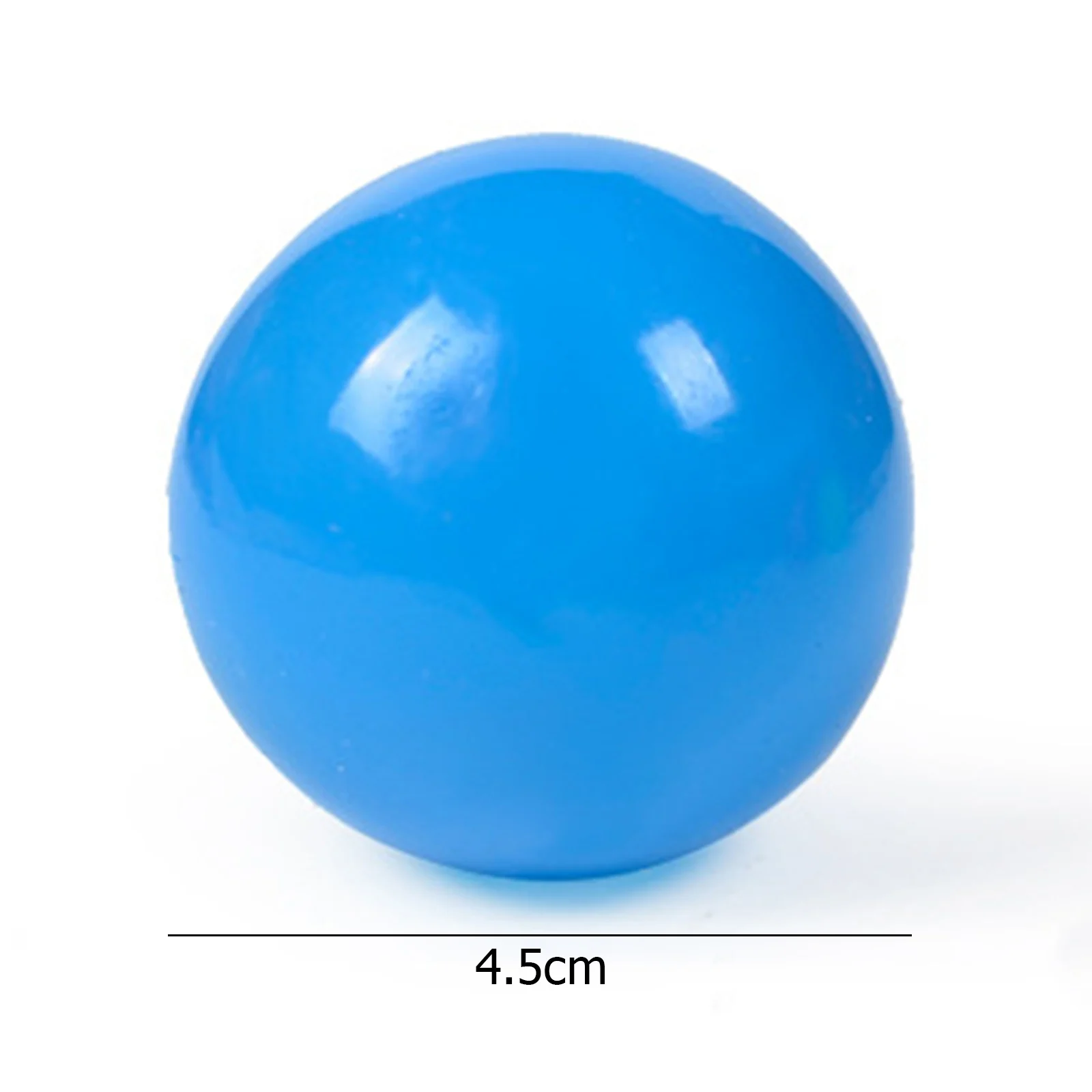 

1 pcs Fluorescent Ball Inflatable Toy Sticky Target Ball Throw Sticky Wall Decompression Toy Ball Gas Dqueeze Sticky Ball