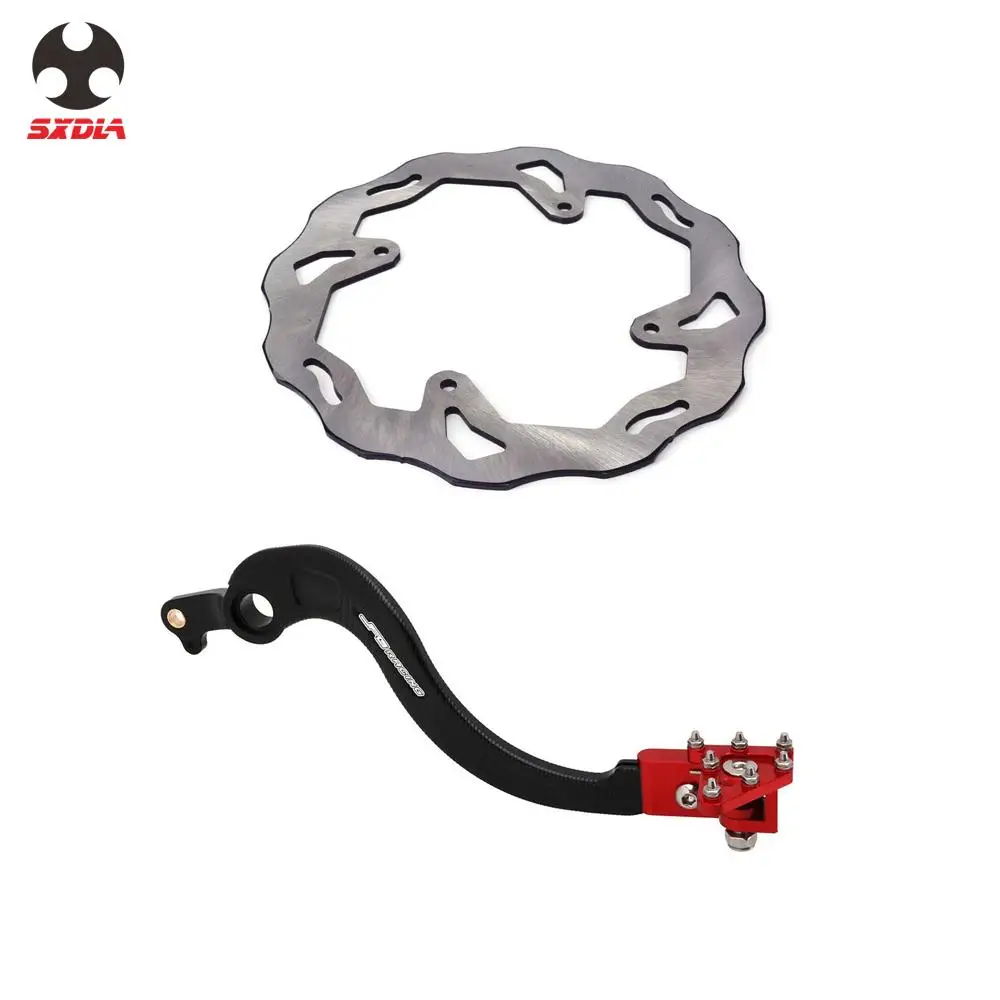 

Мотоцикл CNC ножной тормозной рычаг педаль заднего тормозного диска роторы Набор для Honda CRF250R CRF450R CRF250RX CRF450RX 2004 2005 2006 2007