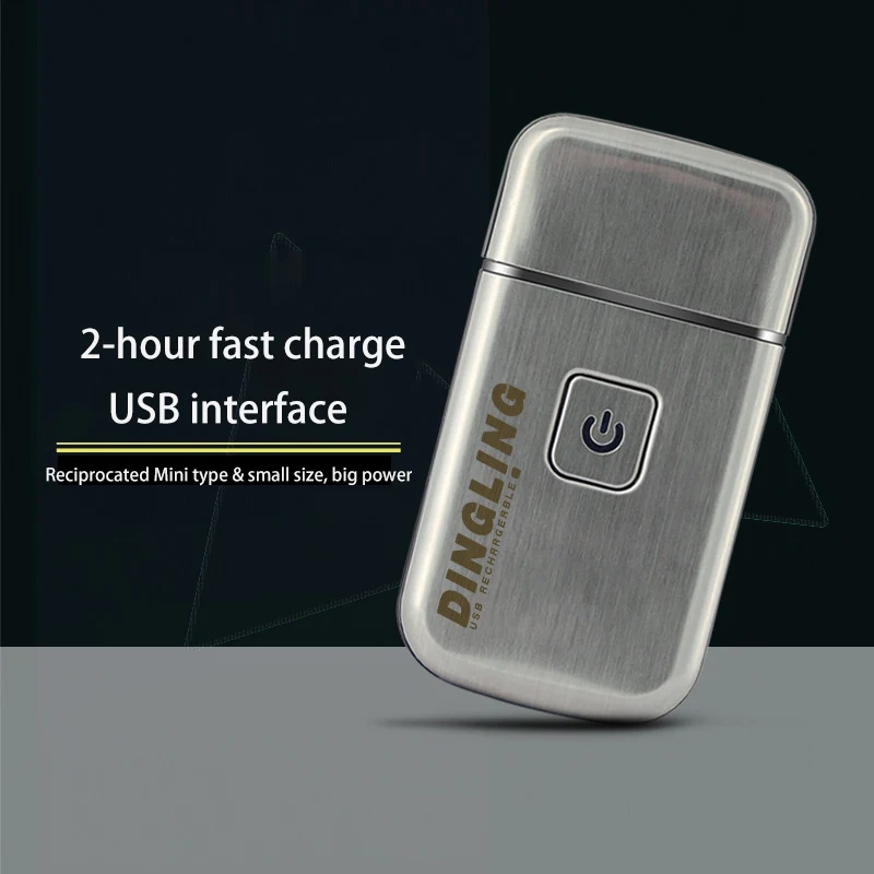 Бритва Kemei с зарядкой от USB для мужчин мини-бритва триммер бороды и усов бритва