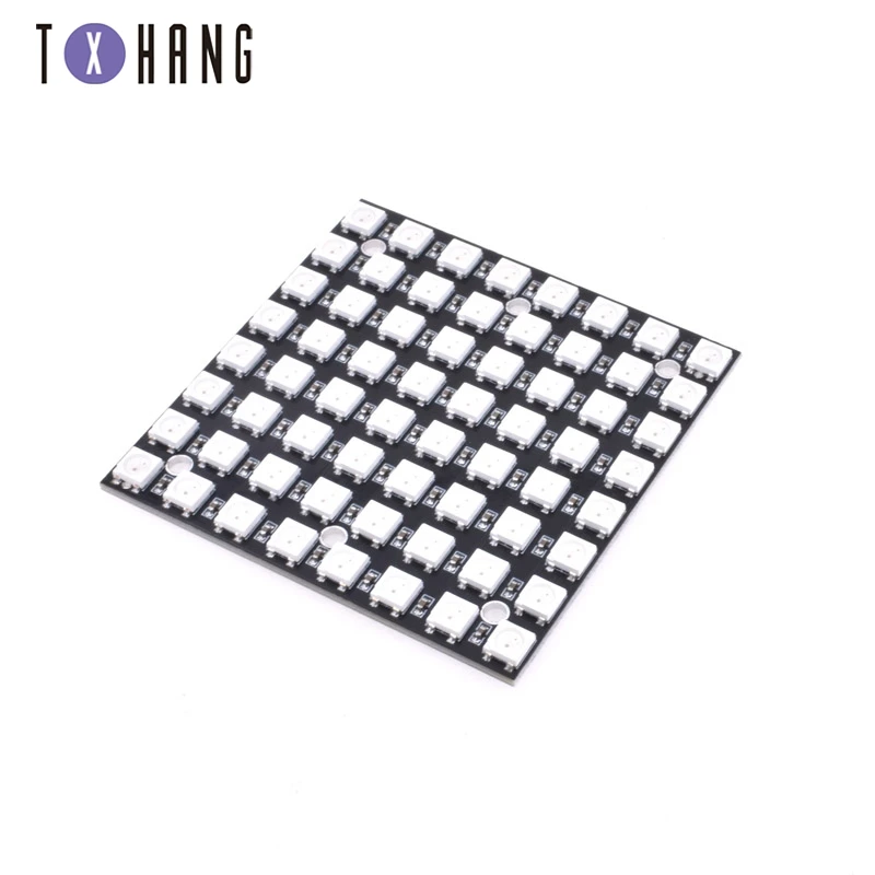 8x8 64 светодиодная матрица WS2812 LED 5050 RGB полноцветная плата драйвера | Электронные