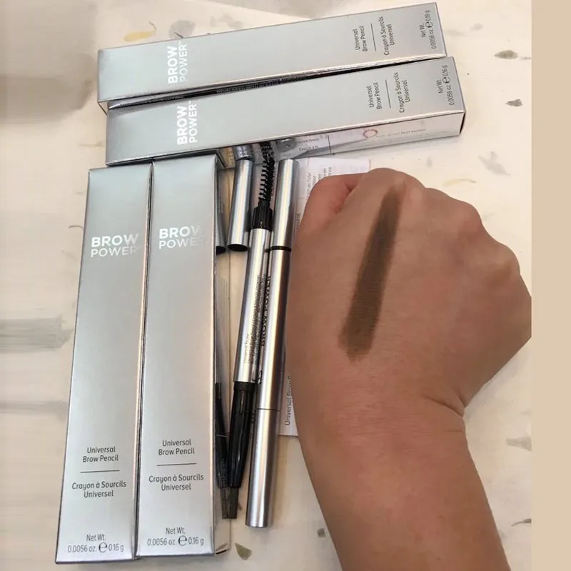 0.16g Double-headed Brown Waterpoor Eyebrow Pencil Eyebrow Brush
