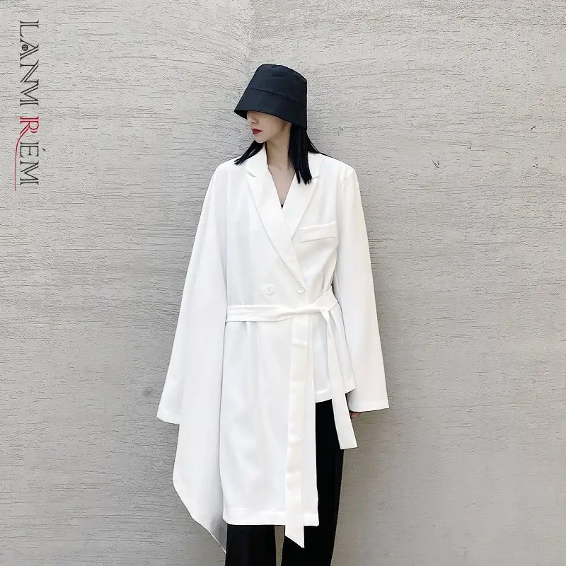 LANMREM ранняя Осенняя дизайнерская элегантная одежда модный вогнутый стиль