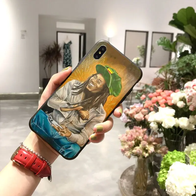 Боб Марли Лев растаман регги плотный чехол из ТПУ мягкий для мобильного телефона