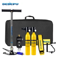 dedepu 0 5 oxygen bottle set adult swimming equipment mini diving oxygen tank set underwater respirator