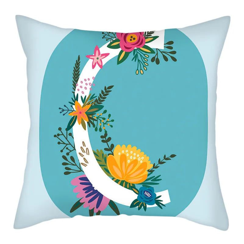 Чехол Fuwatacchi для подушки в английском стиле с синими цветами наволочка дивана