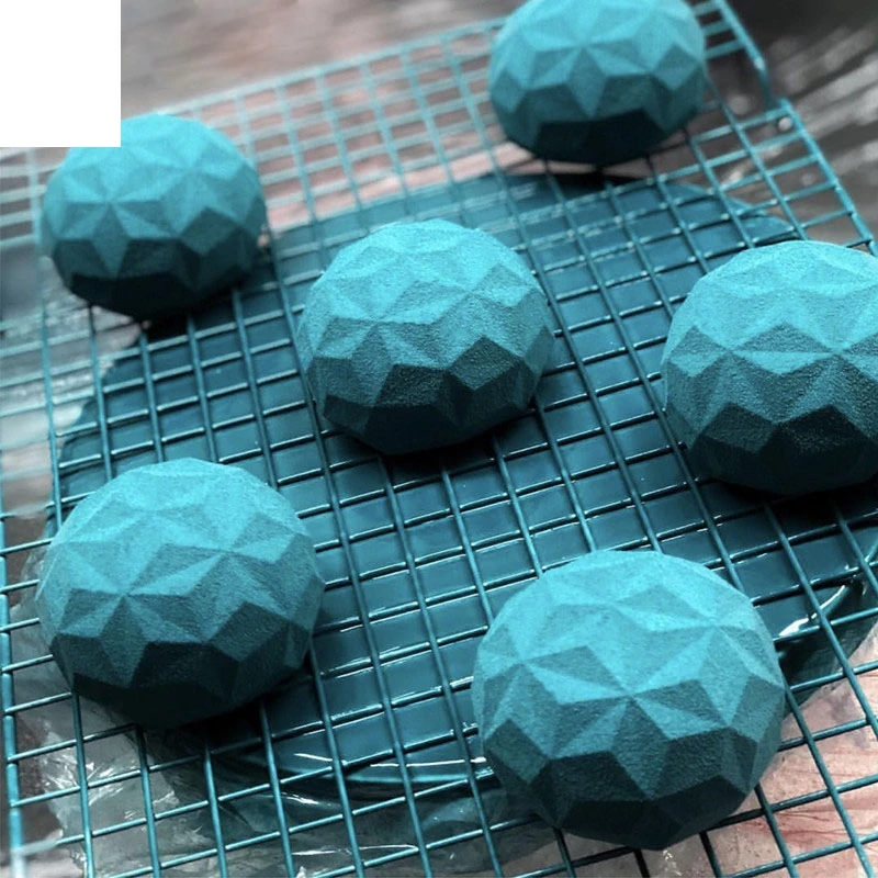 3D силиконовые французские 6 звеньев деликатные алмазные муссы для торта DIY