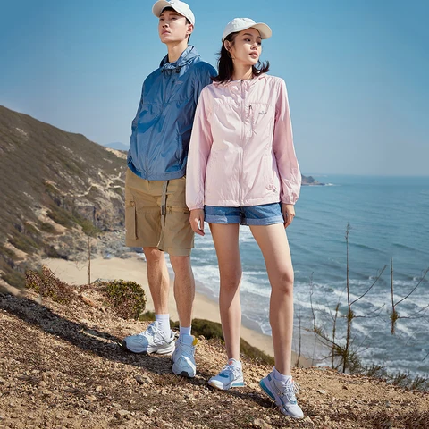 Pioneer Camp 2021 Sun Protection Coat Men Women Couple Jacket Waterproof Ultra-thin and Light Summer Men's Clothing XPF123055