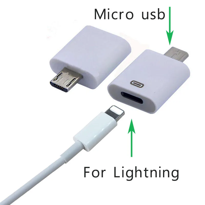 8Pin USB Кабель-адаптер для iPhone 5S 6S для Lightning/Micro USB Android кабели для мобильных телефонов разъем для samsung htc
