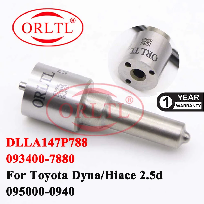 

New Diesel Common Rail Fuel Injector Assembly Nozzle DLLA147P788 093400-7880 For Toyota Dyna/Hiace 2.5d 095000-077# 23670-30030