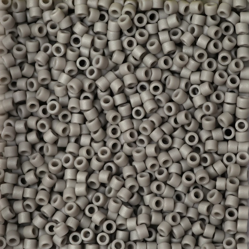 FAIRYWOO 5 грамм/пакет стеклянные бусины Миюки делики матовые серые 11/0 DB761