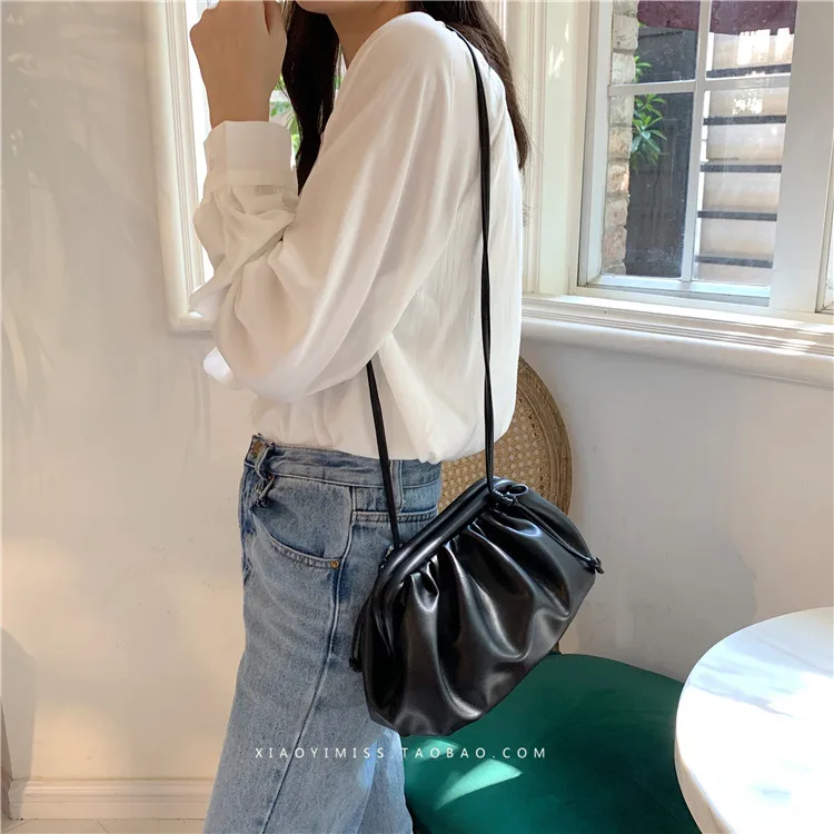 Для женщин простой пельмени сумка дизайнера; стиль ретро; Приятная для Fashion Cloud/женские сумки через плечо сумка на плечо женская сумочка клатч