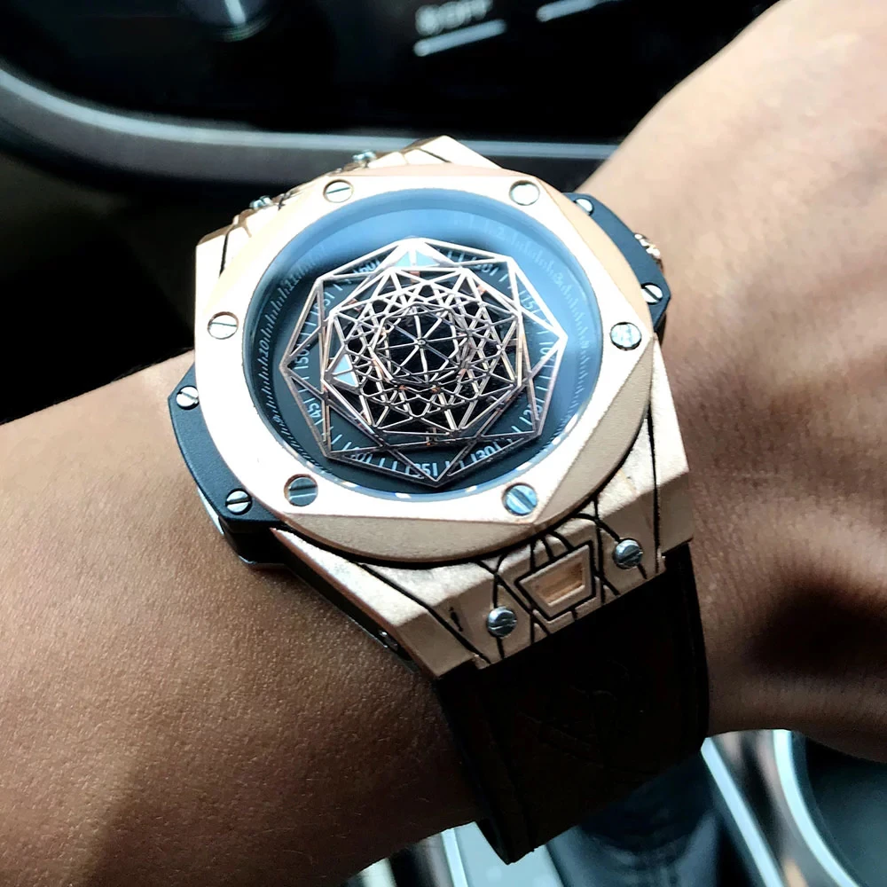 

Top Brand Luxury Quartz Watches Men Leather Strap Military Sports Wristwatch Man Waterproof Watch Relogios Masculino 533G