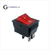 5 шт./лот 21*15 мм KCD SPST 3PIN оснастка вкл. Выкл. Переключатель положения оснастка лодка кулисный переключатель 6А/250 в высокое качество Медные ножки