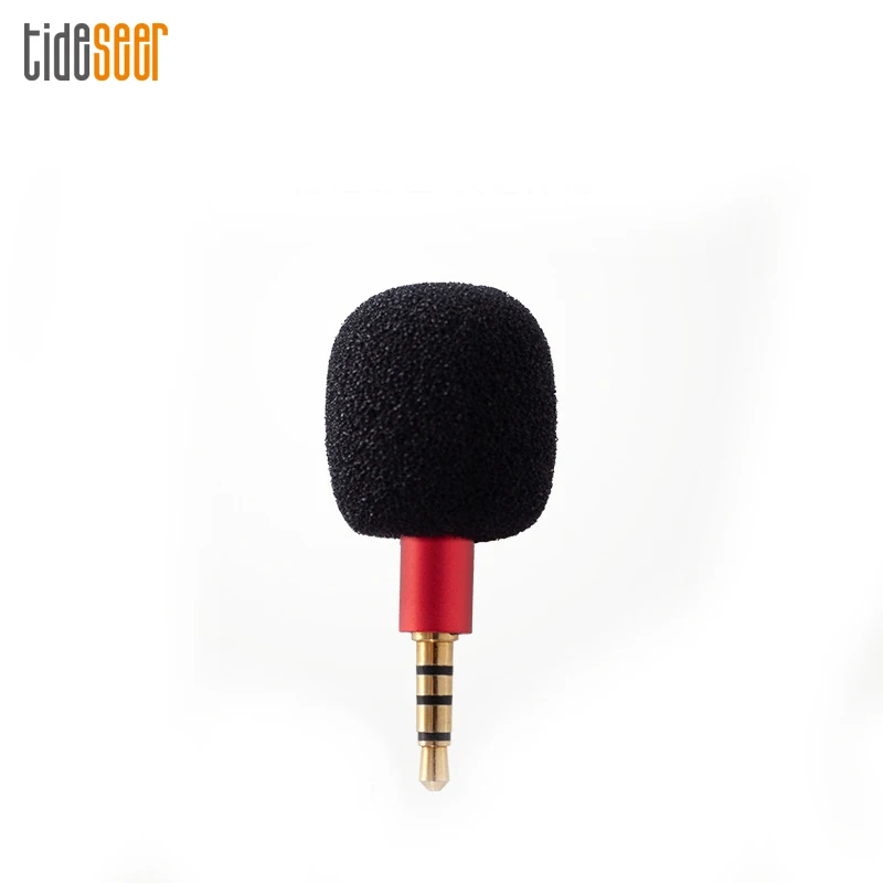 저렴한 휴대용 3.5mm 잭 금속 무 지향성 미니 소형 마이크 마이크 휴대 전화 컴퓨터 PC 녹음 노트북 사운드 카드