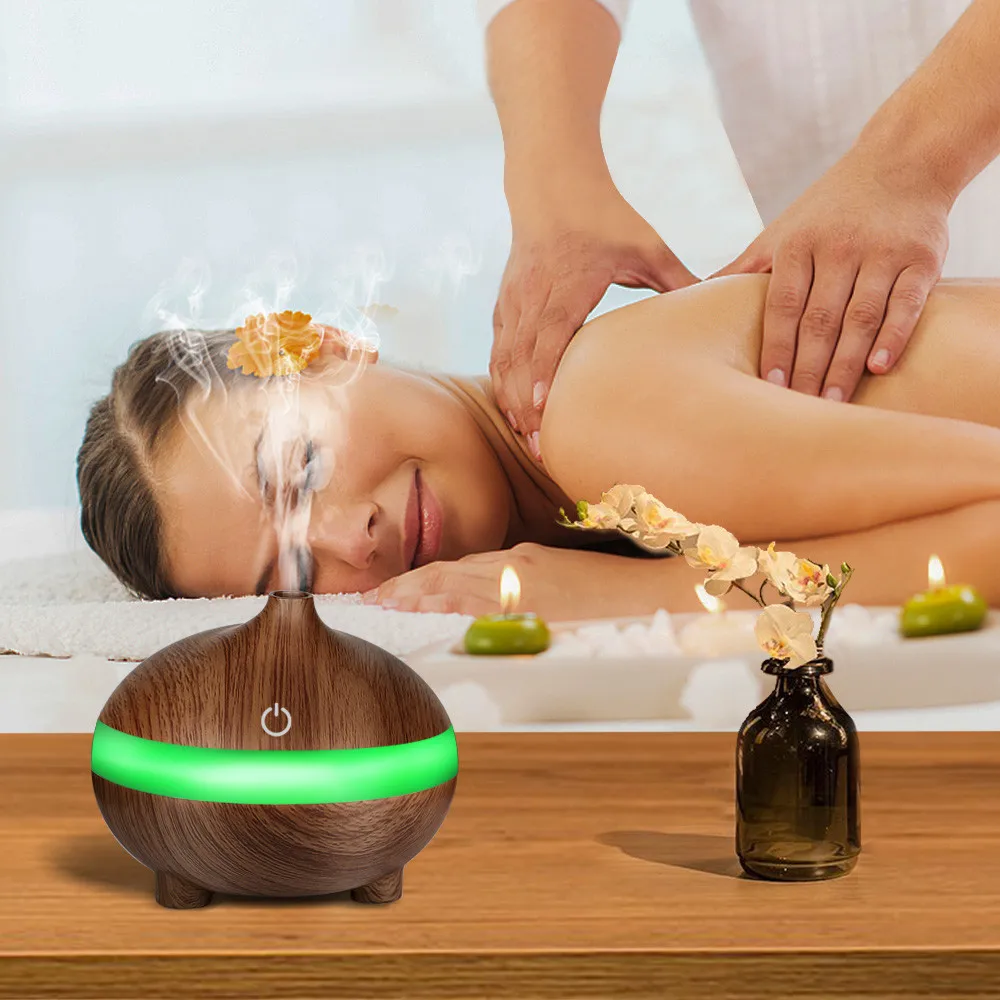 Электрический увлажнитель воздуха с аромадиффузором эфирных масел