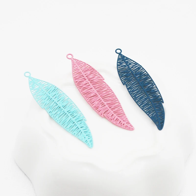 20 шт./лот новинка милые туфли-лодочки с филигранными Перо очарование Материал