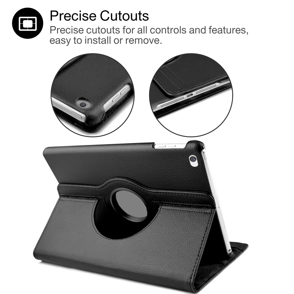 Модный вращающийся на 360 градусов умный кожаный чехол с магнитной откидной