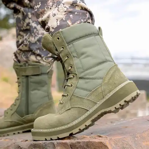 Beige tactical boots Clearance