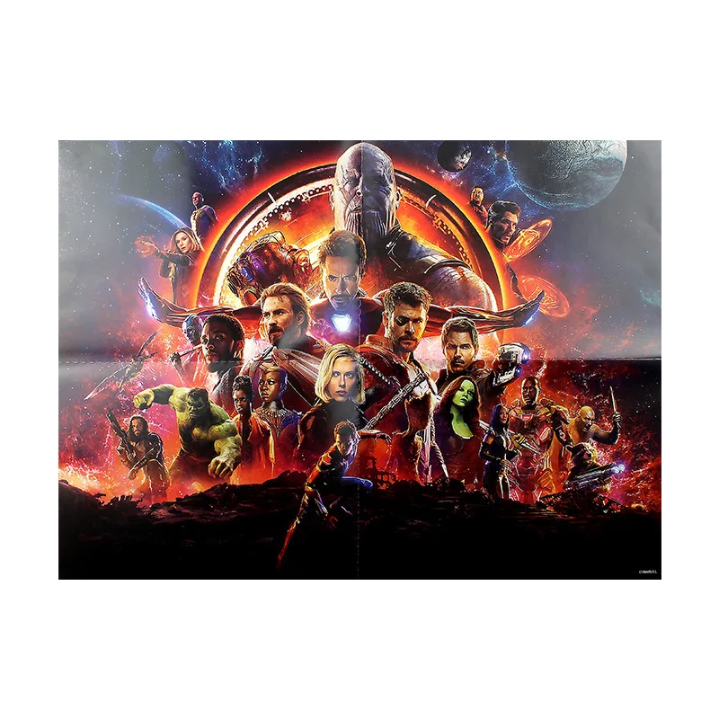 Disney 500 Piece Puzzle Avengers Marvel Intelligence Toy Children Adult Educational Toys Brain Teaser | Игрушки и хобби