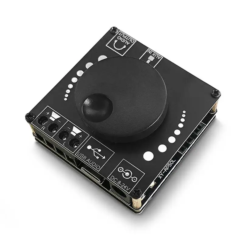 

Плата усилителя 5,0, совместимая с Bluetooth, беспроводная домашняя акустическая стереосистема USB-C, 2-канальный адаптер приемника