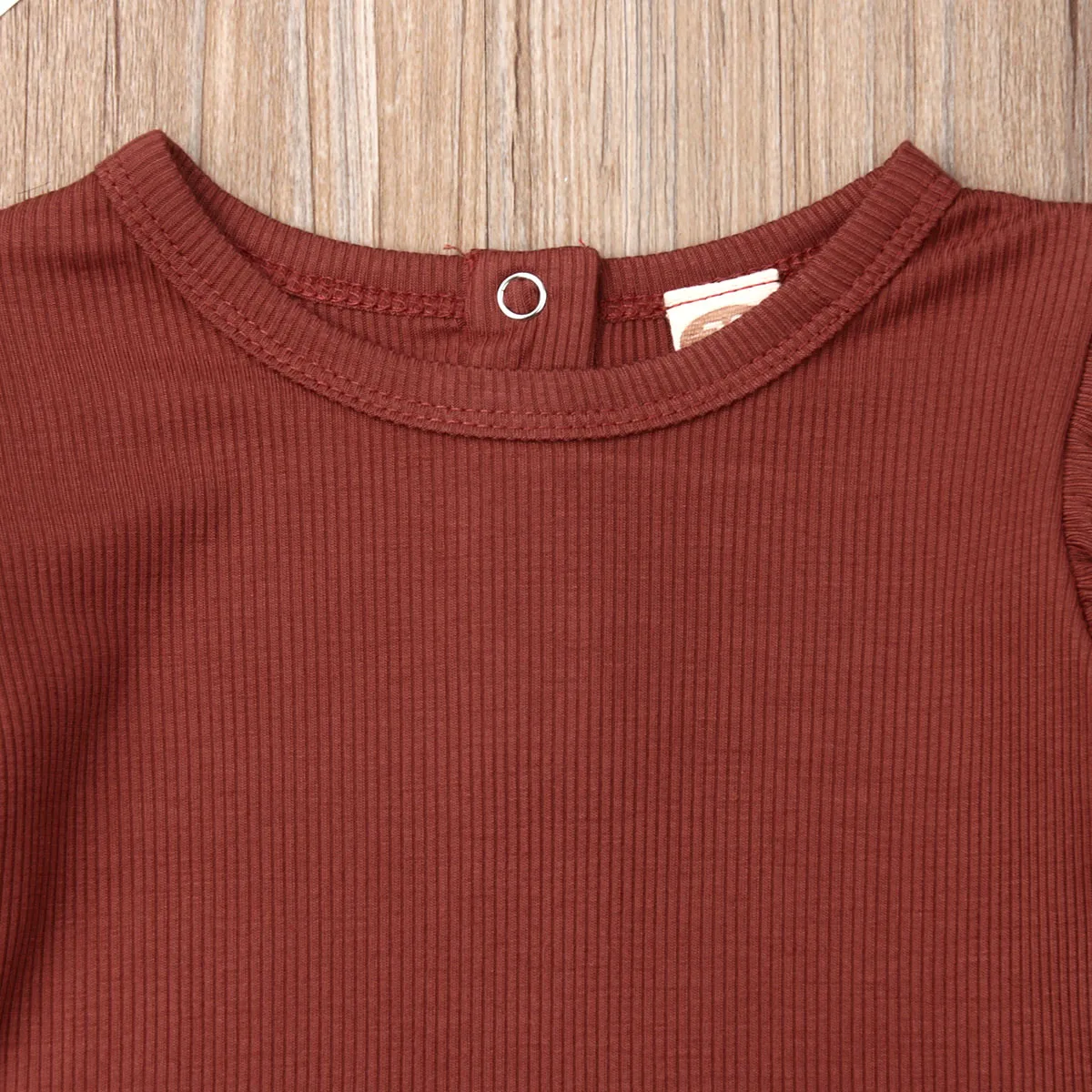 Новая осенняя одежда для маленьких девочек из 3 предметов комбинезон топ штаны с