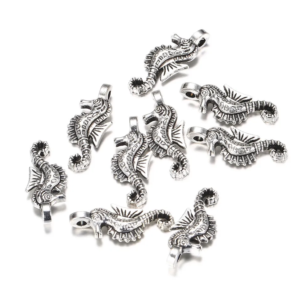 

Подвеска в виде морской лошади, 10 шт./лот