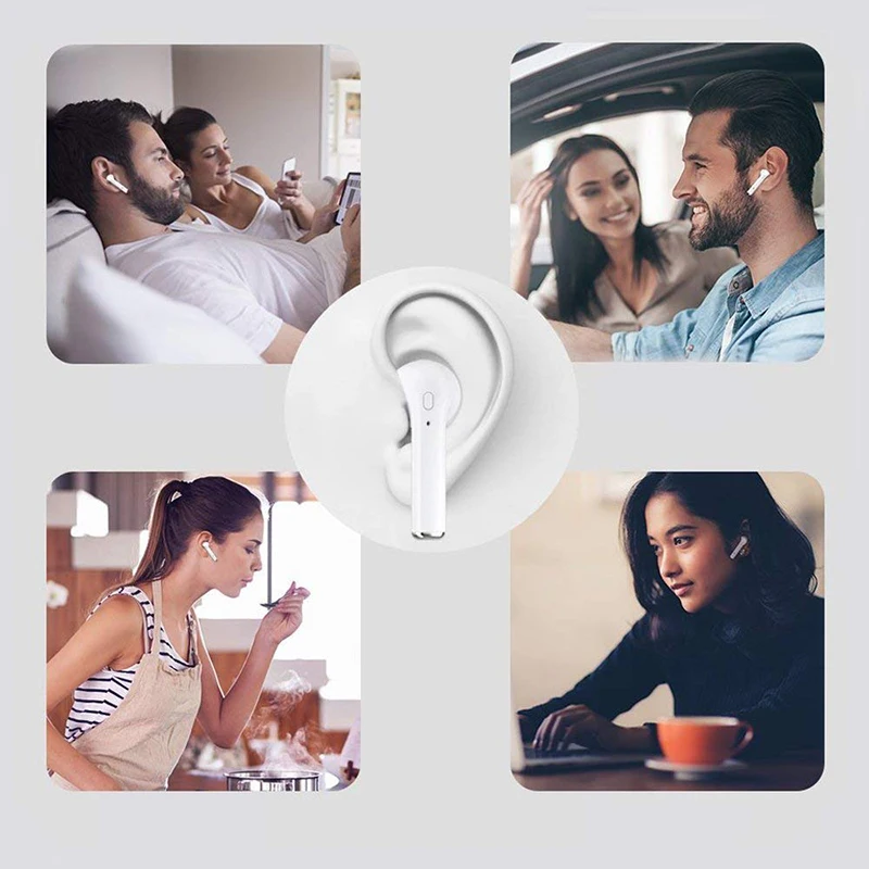 I7S TWS наушники Мини Bluetooth 5 0 стерео бас беспроводная гарнитура с микрофоном для iPhone