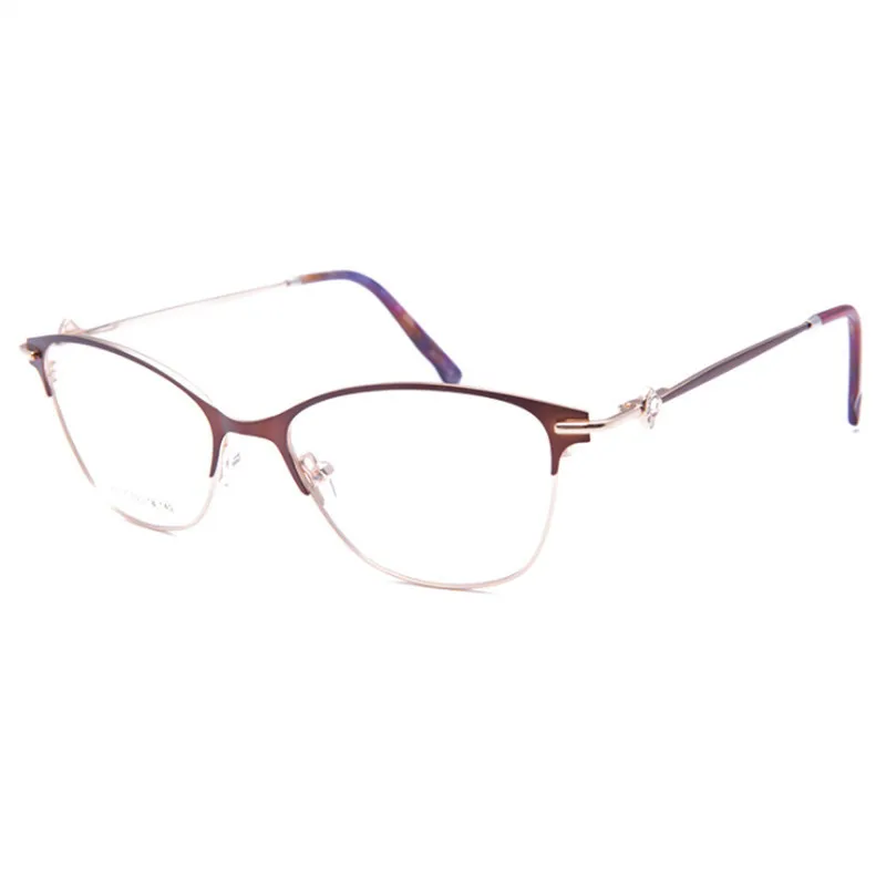 Модные очки в стиле кошачий глаз женские высококачественные оптические оправы