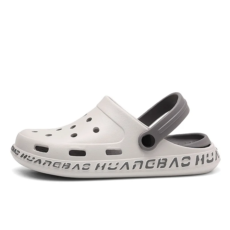 

2020new Men Slippers Cro Fashion Antiskid Light Sandals Home Outdoor Thick Soles Ventilation Beach Shoes Soft Sole Discount