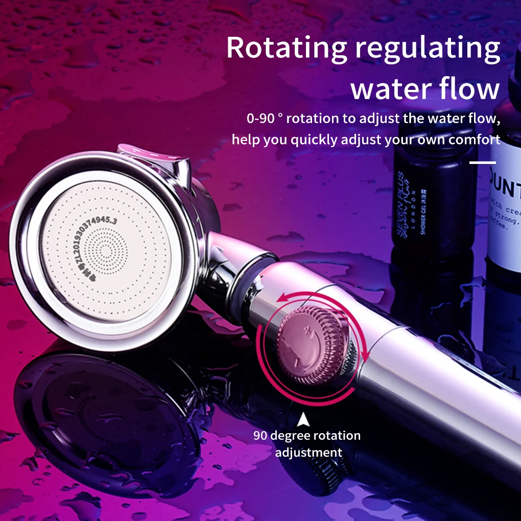 

Pressurized Shower Head High Pressure Water Saving Perforated Free Bracket Hose Adjustable Bathroom Accessories Shower Set