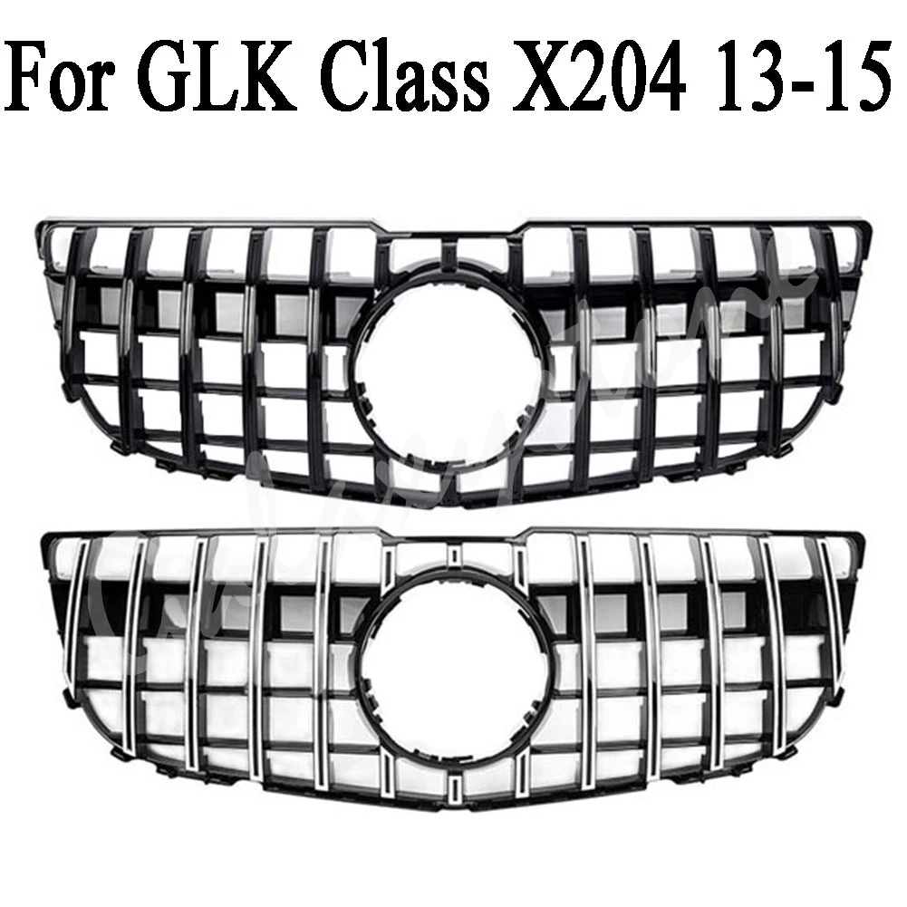Передняя решетка бампера верхняя для Mercedes Benz GLK Class X204 GLK250 GLK300 GLK350 2013 2014 2015 GTR