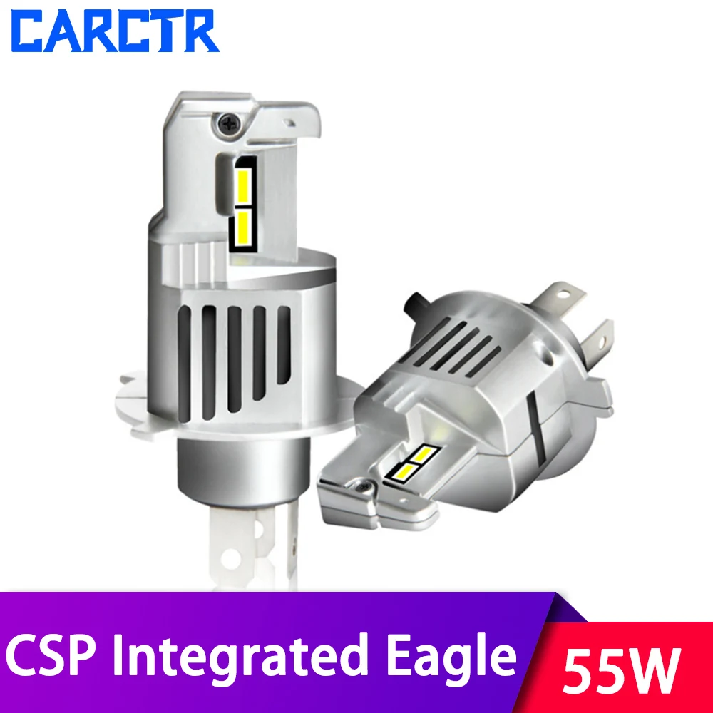 Светодиодный фар автомобиля лампы H4 светодиодный H7 H11 H8 9005 9006 H1 H3 9012 12В 55 Вт