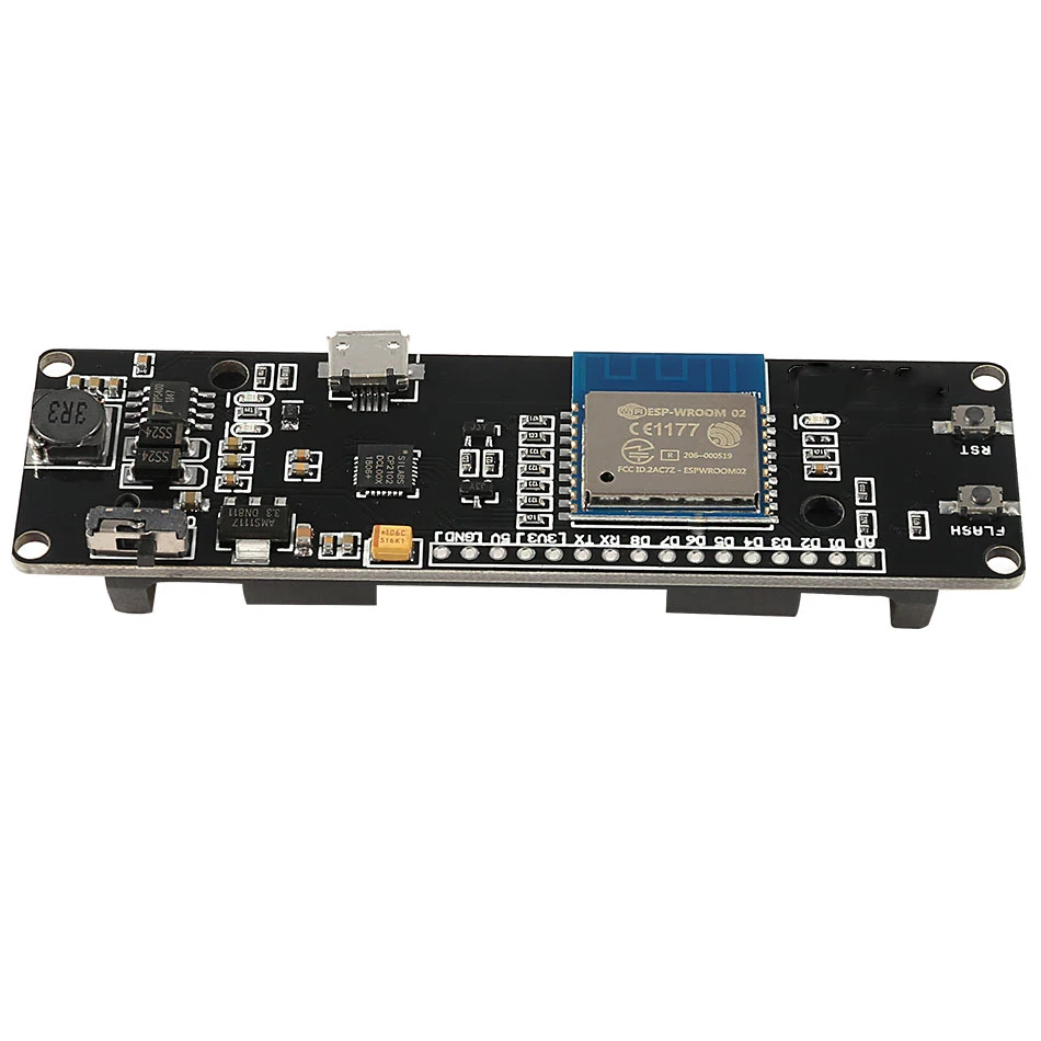 Для Wemos D1 Mini WiFi модуль ESP WROOM 02 материнская плата Встроенная ESP8266 с 18650 слотом