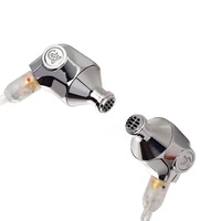 alo audio campfire atlas metal earplugs 10mm dynamic driver in ear earphone pure silver cable for audiophile musician