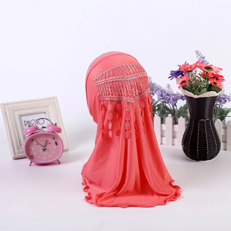 Мусульманские головные уборы Amira для девочек бриллиант детский исламский