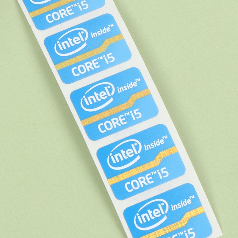Ультрабук с этикеткой производительности наклейка логотип ноутбука Intel Core