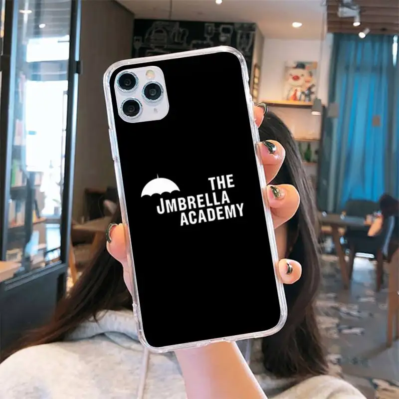

The Umbrella Academy TV series Phone Case Transparent for iPhone 6 7 8 11 12 s mini pro X XS XR MAX Plus