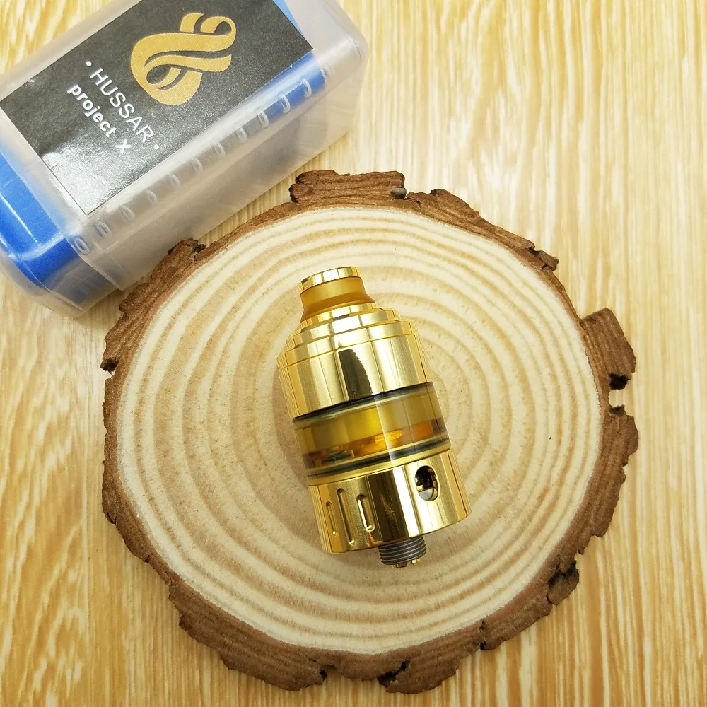 SXK Hussar Project X RDA атомайзер 22 мм реконструкция Регулируемый воздушный поток бак 316