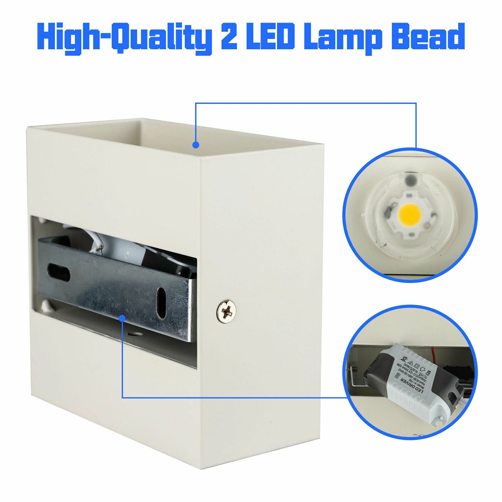 

6W LED Wall Lamp Modern Up Down Sconce Lighting Fixture Light Indoor Decoration