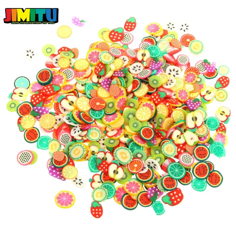 JIMITU 10 видов стилей DIY клейкие Аксессуары декор фрукты Полимерная глина игрушка