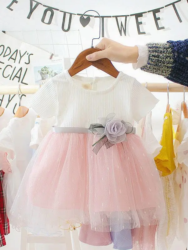 Летнее свадебное платье для маленьких девочек модные платья принцессы