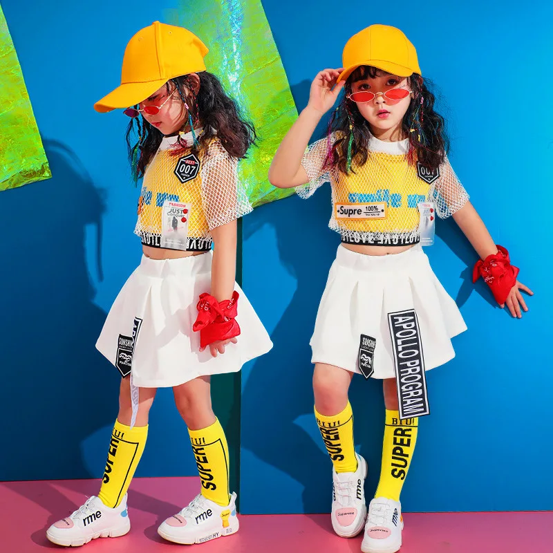 Children's Costumes Hip-hop Dance Girls Jazz Performance Clothing Hip Hop Cheerleading |
