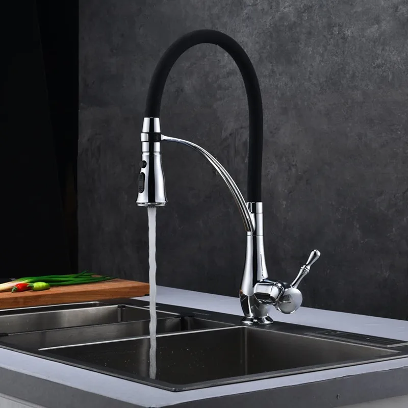 Хромированный кухонный смеситель насадка для распылителя с креплением на