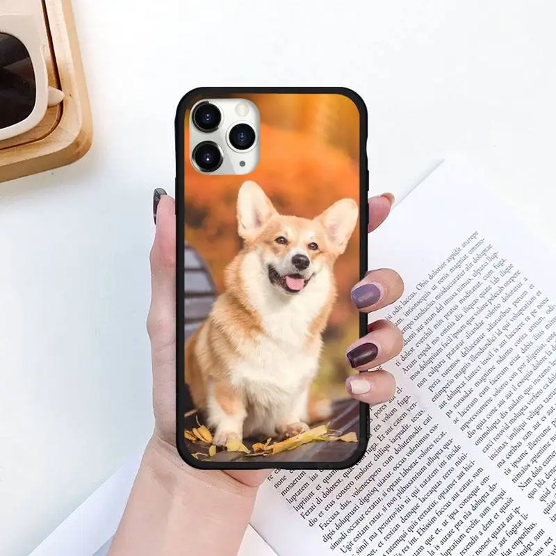 

Animal Cute Corgi Dog Phone Case for iPhone 11 12 pro XS MAX 8 7 6 6S Plus X 5S SE 2020 XR Luxury brand shell funda coque