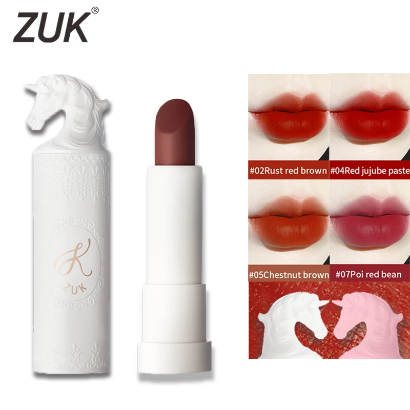 

ZUK Unicorn Lipstick Professional Makeup Full Portable for Lips Make Up Tint Lip Cortex Lip Sticks Matte Cosmetic